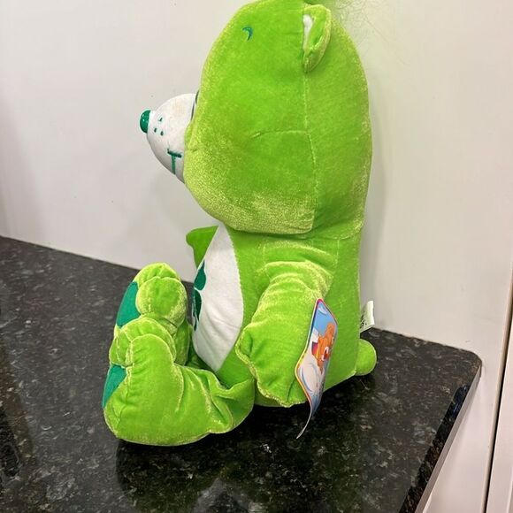 2004 Care Bear, Good Luck Bear. 15 Inch Plush. Great Colors. - Picture 4 of 11